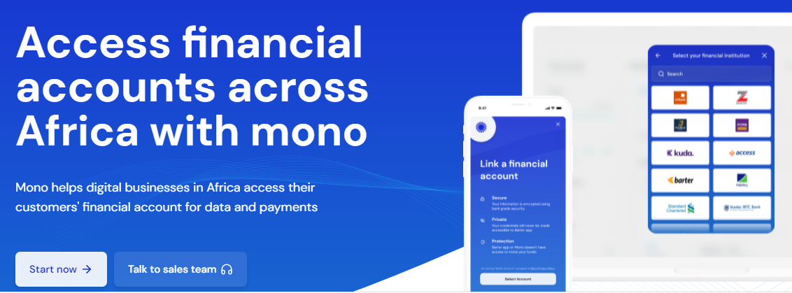 아프리카 금융 오픈 API 제공 서비스