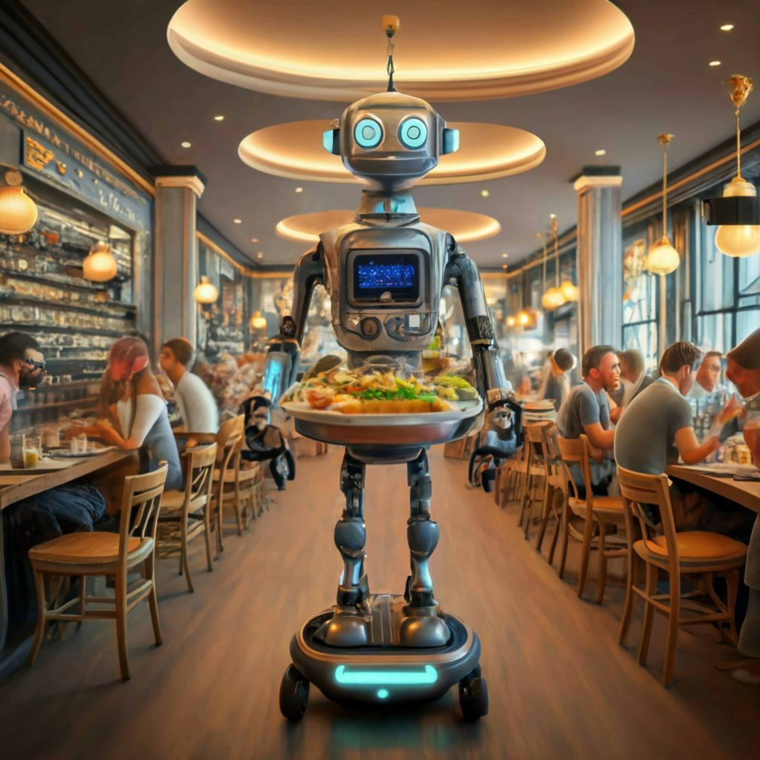 레스토랑 서비스 로봇 미래는?