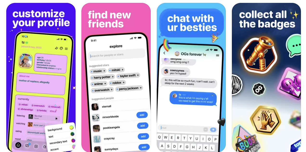 초기 SNS 연상?…노플레이스 인기