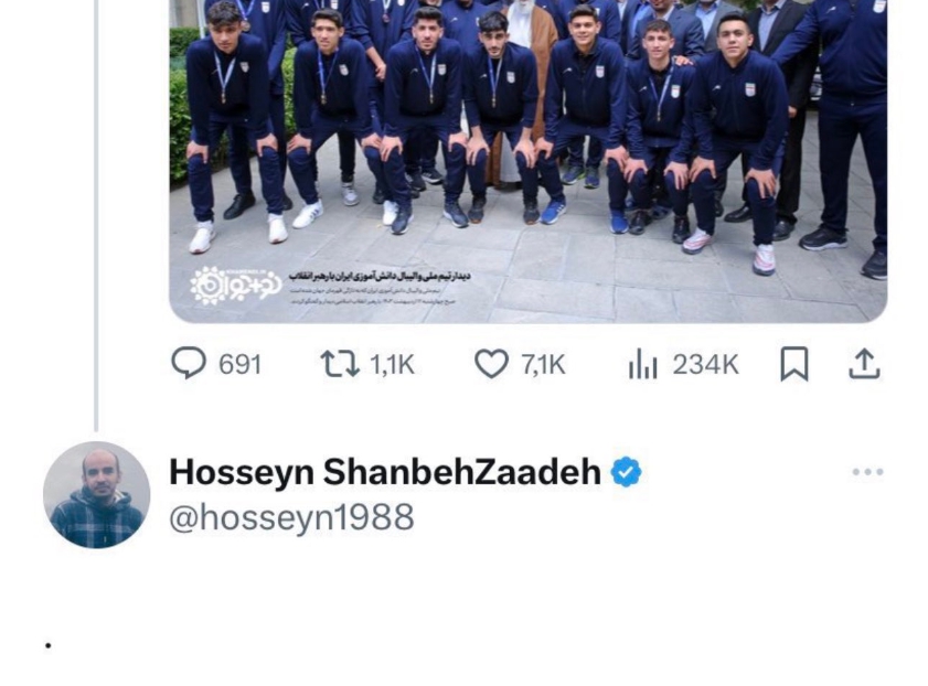 엑스 댓글로 점 하나 찍었다가…이란 작가 징역 12년형