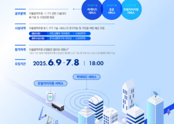 2025 자율협력주행·C-ITS 기반 모빌리티 기술 및 서비스 지원 공모