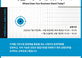2025년 경기지역문화플랫폼:지역문화 사업자 트랙 창업교육 모집 공고