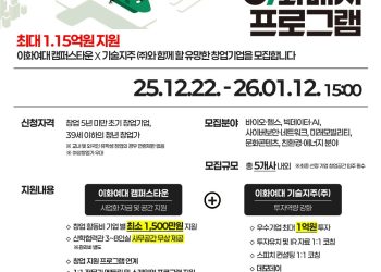 2026 스테이션 이화 배치 프로그램 참가기업 모집