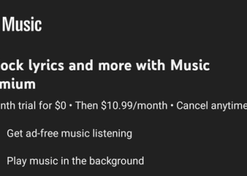 유튜브 뮤직, 곡 가사 표시 유료화 추진중