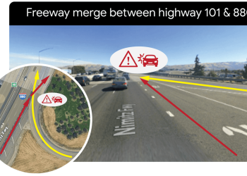 구글 안드로이드 오토 수집 데이터에 발견한 사고 발생 위험도