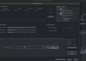 로켓 자작 돕는 무료 시뮬레이터