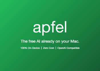 맥에 탑재한 무료 AI를 간편하게 사용한다?