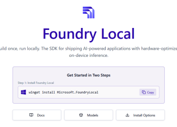 로컬 AI 앱을…마이크로소프트, 파운드리 로컬 공개