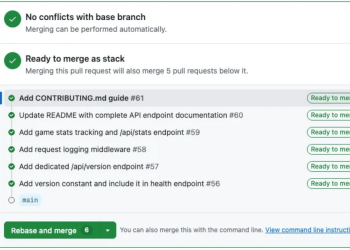 스택형 풀 리퀘스트 공식 지원 기능 발표한 깃허브